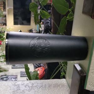 Matte Black Starbucks Tumbler